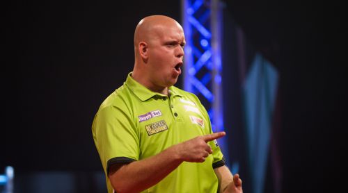 Michael van Gerwen brannte gegen Richard North ein Feuerwerk ab