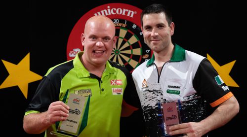 William O’Connor und Michael van Gerwen