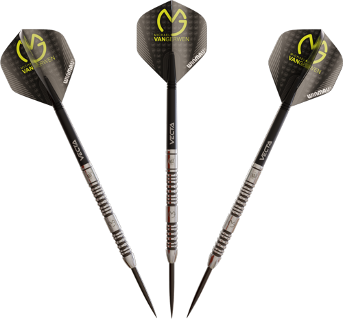 Michael van Gerwen wirft Darts von Winmau