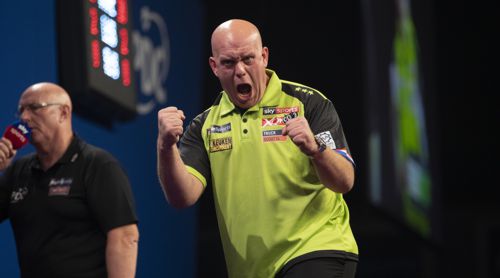 Michael van Gerwen ist aus dem Häuschen