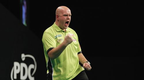 Michael van Gerwen befindet sich weiterhin auf der Siegesstraße