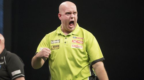 Michael van Gerwen explodiert