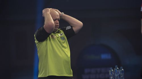 Michael van Gerwen fassungslos ob seiner Ausbeute
