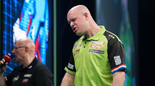 Michael van Gerwen bei einer seiner seltenen Niederlagen