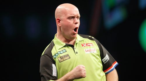 Michael van Gerwen ist alleiniger Tabellenführer der Premier League