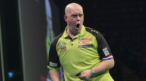 Michael van Gerwen steigerte sich nach schwachem Start