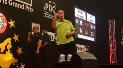 Michael van Gerwen gewinnt den European Darts Grand Prix 2016