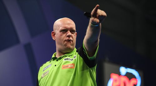 Michael van Gerwen zeigt, wo es langgeht