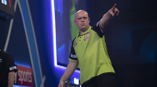 Michael van Gerwen zeigt allen wo es langgeht