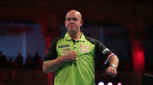 Michael van Gerwen nach einer seiner seltenen Niederlagen