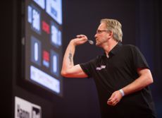 Mike Holz bei der German Darts Championship in Hildesheim