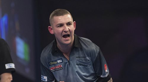 Nathan Aspinall hatten die wenigsten auf der Rechnung für den Einzug in das Achtelfinale der Weltmeisterschaft
