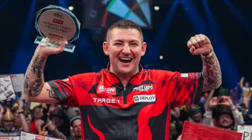 Nathan Aspinall gewinnt den German Darts Grand Prix 2026