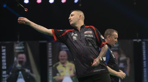 Nathan Aspinall und Glen Durrant in der Wiederauflage des Vorjahres-Finals