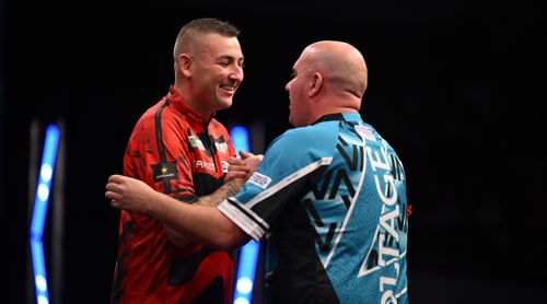 Nathan Aspinall 6:1 Rob Cross Nathan Aspinall 6:1 Rob Cross