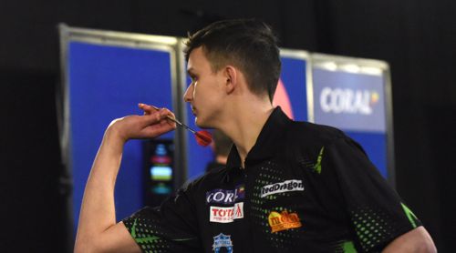 Der 18-jährige Nathan Rafferty überzeugte bei seinem UK Open-Debüt