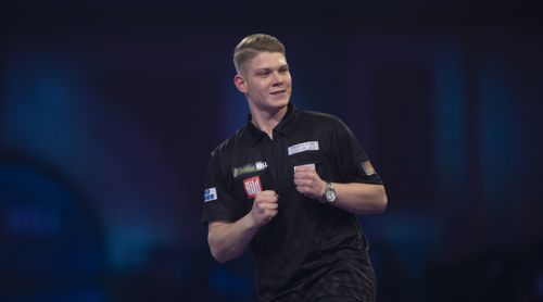 Nico Kurz erreichte die zweite Runde der Darts-WM 2020