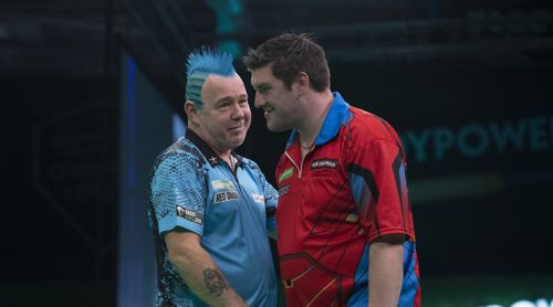 Peter Wright und Daryl Gurney haben gut Lachen