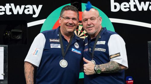 Gary Anderson und Peter Wright mussten sich erneut mit der Silbermedaille zufrieden geben