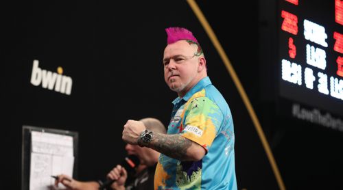 Peter Wright zieht nach seinem Sieg über Glen Durrant in das Halbfinale des Grand Slam of Darts ein