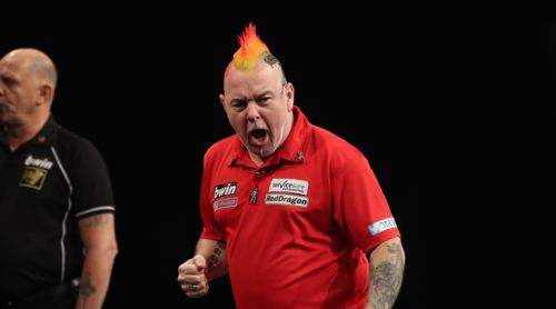 Peter Wright zeigte amn zweiten Spieltag des Grand Slam of Darts zu welcher Leistung er imstande ist