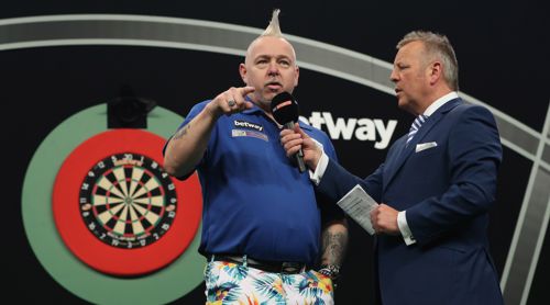 Peter Wright im Interview mit John McDonald