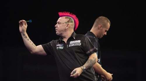 Max Hopp unterlag Peter Wright in seinem Auftaktmatch