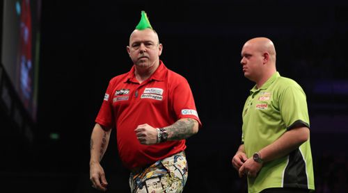 Peter Wright hatte Michael van Gerwen am Rande der Niederlage