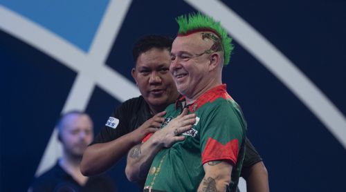 Peter Wright tat sich gegen Noel Malicdem schwer