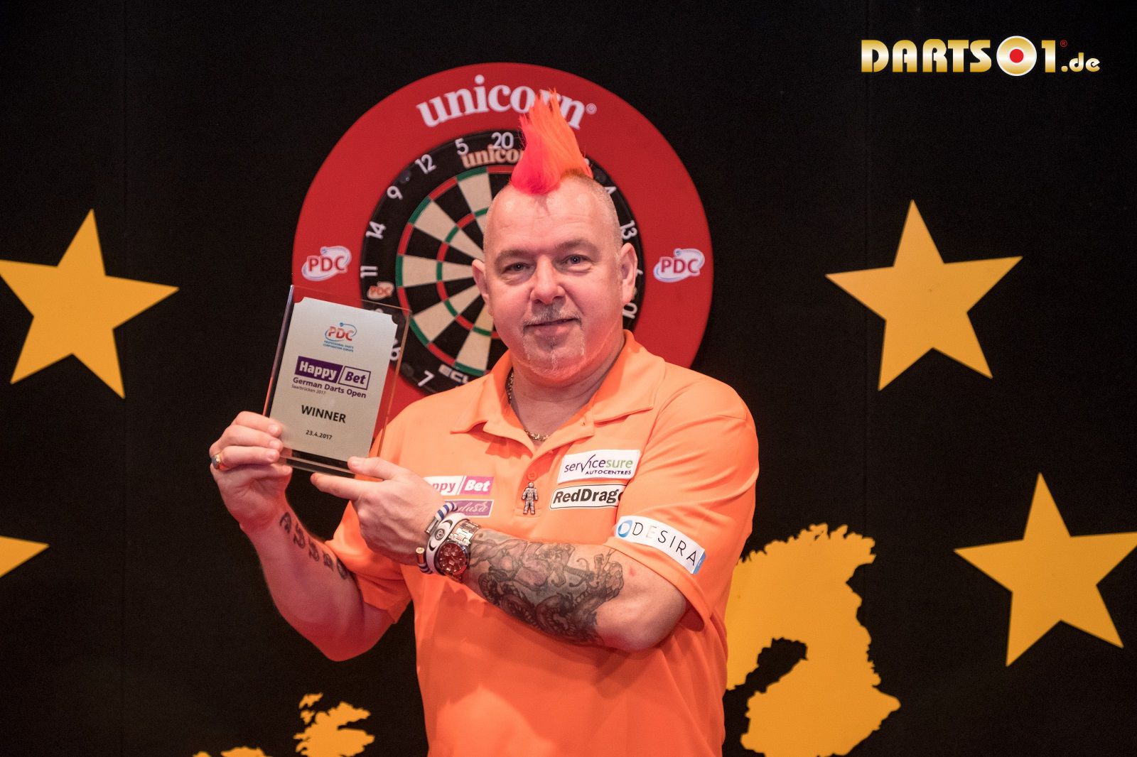 euro tour 4 darts