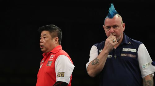 Peter Wright und Paul Lim beim World Cup of Darts