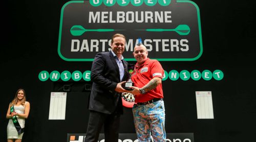 Peter Wright verliert das Finale der Melbourne Darts Masters gegen Phil Taylor