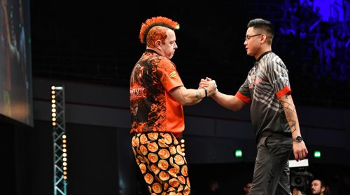 Peter Wright 10:4 Rowby-John Rodriguez