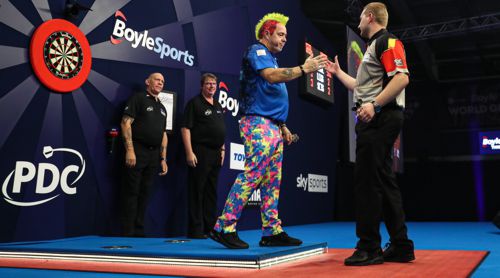 Peter Wright und Dimitri Van den Bergh