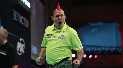 Peter Wright: bunt wie immer