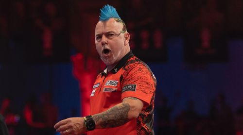 Peter Wright voller Selbstvertrauen