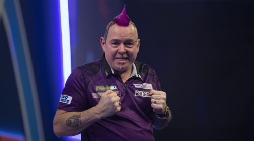 Peter Wright ist froh, gewonnen zu haben