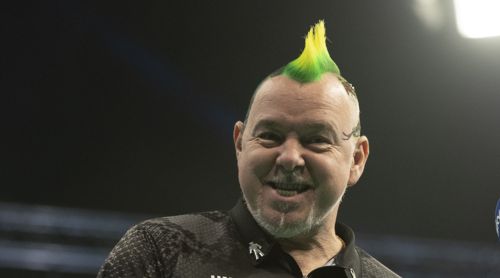 Peter Wright freut sich über seinen Sieg