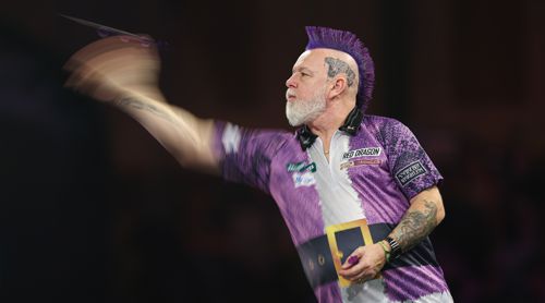 Peter Wright als Weihnachtsmann
