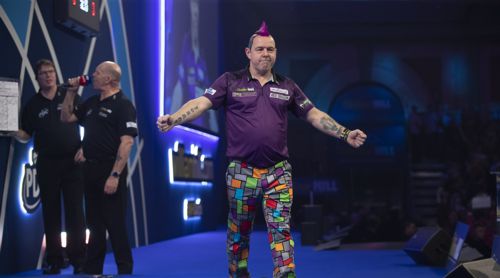 Peter Wright in voller Pracht