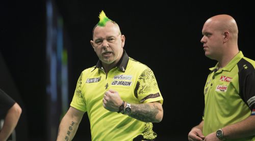 Peter Wright darf zwischendurch jubeln