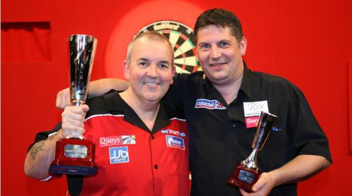 Gary Anderson und Phil Taylor