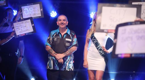 Phil Taylor bei seinem letzten World Matchplay Turnier