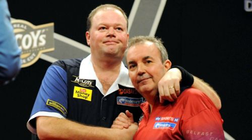 Raymond van Barneveld und Phil Taylor: Rivalen am Dartsboard
