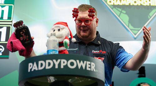 Ricky Evans mit Weihnachtsbrille