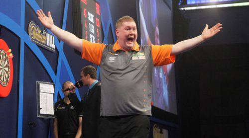 Ricky Evans warf Simon Whitlock bei der Darts WM 2016 aus dem Turnier