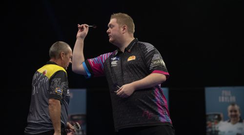 Ricky Evans und BDO-Weltmeister Wayne Warren