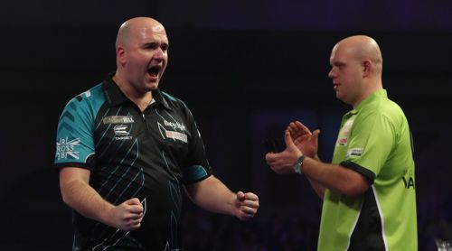 Rob Cross wirft Weltmeister Michael van Gerwen aus dem Turnier