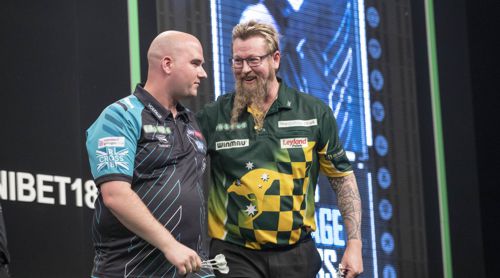 Rob Cross und Simon Whitlock trennen sich unentschieden