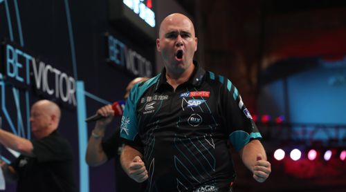 Weltmeister Rob Cross beim World Matchplay